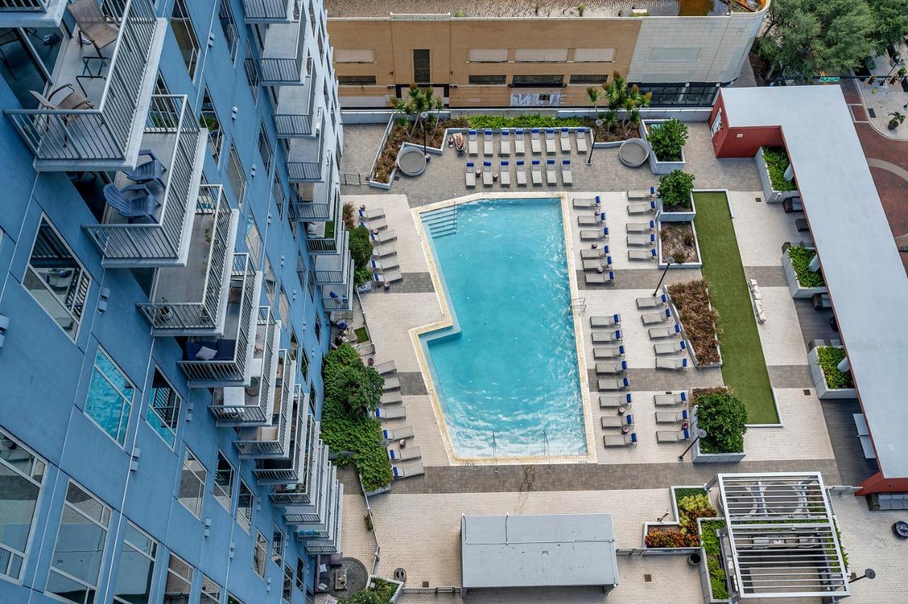 Luxury 1 Bedroom With Den Downtown Tampa Apt - City Views, Rooftop Pool, Workspace Eksteriør billede