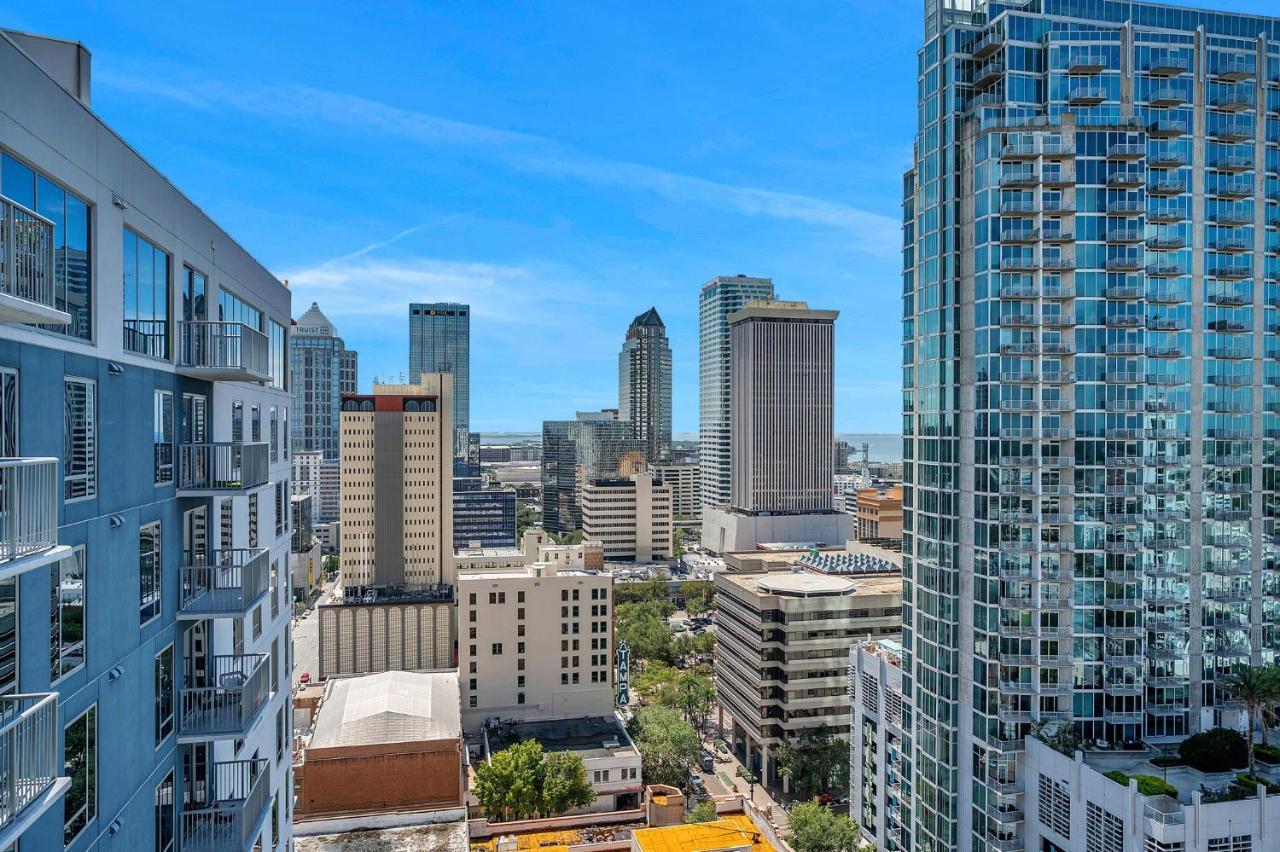 Luxury 1 Bedroom With Den Downtown Tampa Apt - City Views, Rooftop Pool, Workspace Eksteriør billede